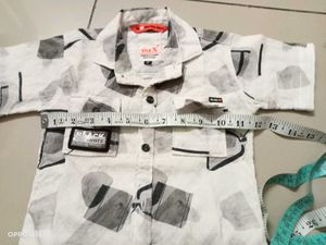Boys Camo Shirt and Cargo Pants Set