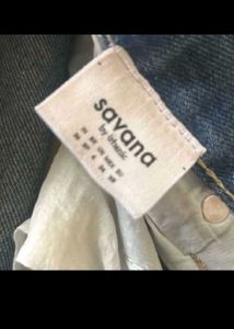 Wide Leg Distressed Jeans