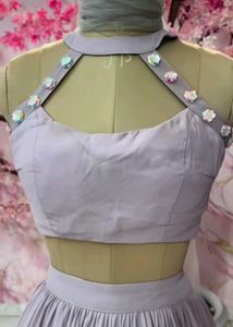 Elegant Lavender Lehenga Choli Set