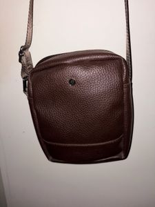 Brown Leather Crossbody Bag