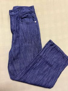 Wide Leg Denim Pants