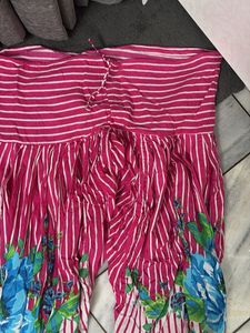 Boho Floral Striped Harem Pants (any1)