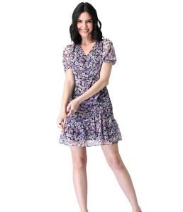 Floral Print Mini Dress