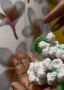 Handmade White Crochet Dupatta