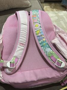Cute Pink Floral Backpack