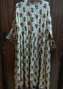 Bohemian Floral Print Kurta