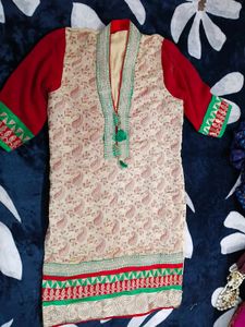 Kurti With Sharara And Heavy Dupatta🎁free
