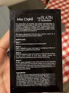 Miss Claire The Blazin Eyeshadow Palette