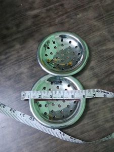 Stainless Steel Drain Covers (Set of 2)
