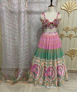 Vibrant Embellished Lehenga Choli Set
