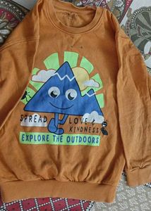 Cute  Graphic Sweatshirt&amp; multicolour t shirt
