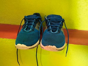 Blue &amp; Gray Athletic Running Shoes