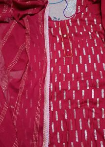 Elegant Maroon Salwar Suit Set With Sequin Work -