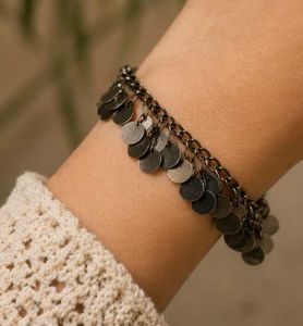 Boho Coin Charm Bracelet