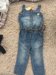 Cute Denim Jumpsuit for Girls