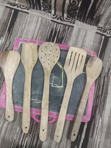Wooden Kitchen Utensil Set