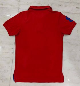 Stylish Red Polo T-Shirt