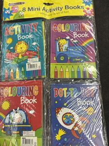 8 Brand New Activity And Colouring Books
