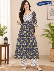 Elegant Floral Kurta Set