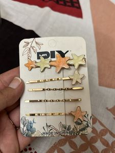 Cute Star Hair Pins Set