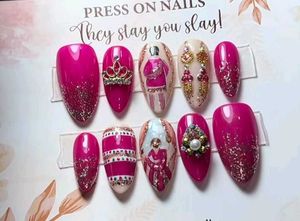 Press On Nail Set - Pink