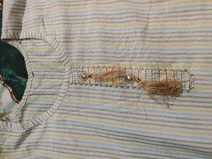 Striped Kurta Set