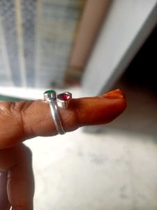 diwali 🪔 Offer Gemstone Silver toe Rings