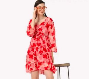 Chic Floral Tiered Mini Dress