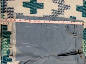 Blue Denim Shorts
