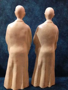 Monk Statues Set of 2