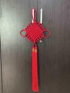 Red Chinese Knot Tassel Decor