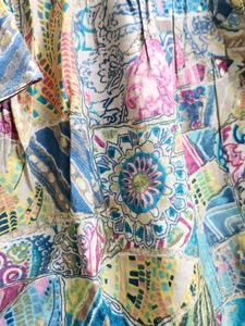 Vibrant Patchwork Kurta with Pathani P