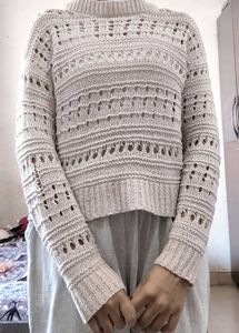 Cream Knit Sweater