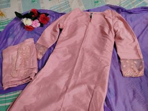 Elegant Pink Kurta Set with Dupatta