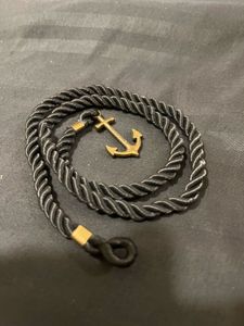 Black Anchor Bracelet