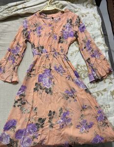 NEW Elegant Floral Print Dress