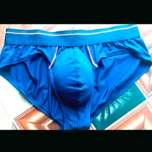 Men's Blue Athletic Briefs