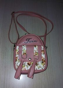 Cute Floral "Twins" Backpack Purse