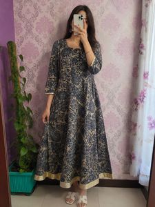 Elegant Printed Anarkali Kurta