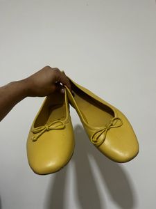 NEW Yellow Ballet Flats