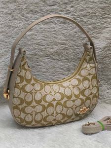 Stylish Coach Dupe Brown Moon Bag