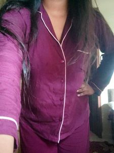 Cozy Plum Pajama Set