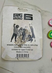 Big Hero 6 Baymax Eraser Set and Cute Erasers-10