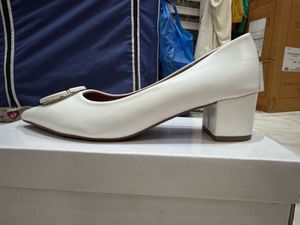White Tory Burch Heels