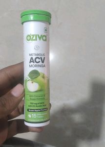 Oziva Metabolic ACV Moringa Effervescent Tablets