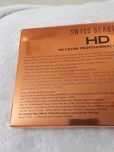 Swiss Beauty Hd Professional 40 Pigmented Colors E
