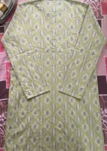 Light Green Printed Kurta