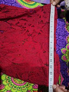 Burgundy Lace Slip Dress