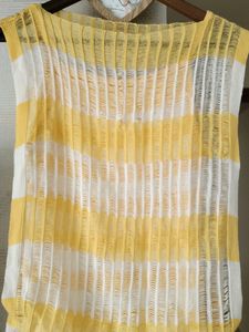 Netted Woolen Top