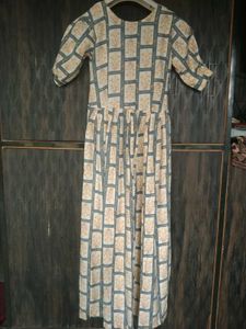 Vintage Style Patterned Dress